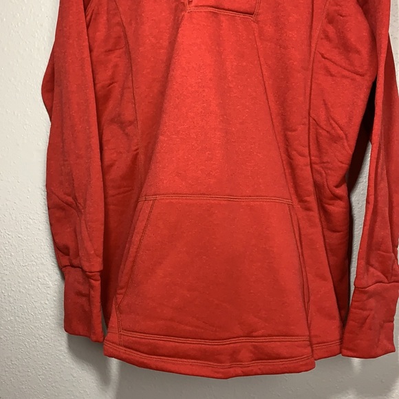 Mountain Mama Christmas red sweatshirt Sz XXL funnel neck fleece lined pullover - Picture 4 of 11